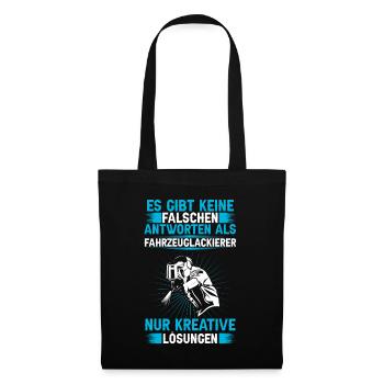 Fahrzeuglackierer keine falsche Antwort Lackierer - Tote Bag - black - Front