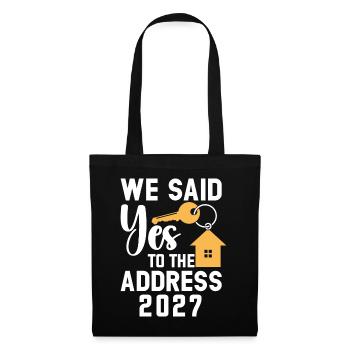 Nous avons dit à l’adresse 2027 - Sac en tissu - noir - Devant