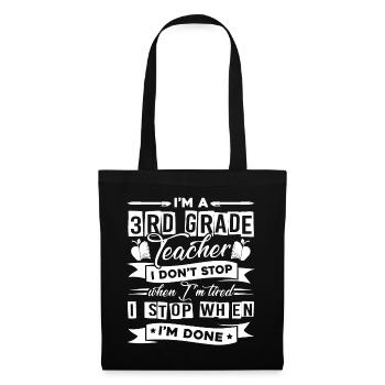 3rd Grade Teacher I'm A 3rd Grade Teacher - Tote Bag - black - Front