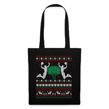 Funny Basketball Christmas Gifts - Tote Bag - black - Front