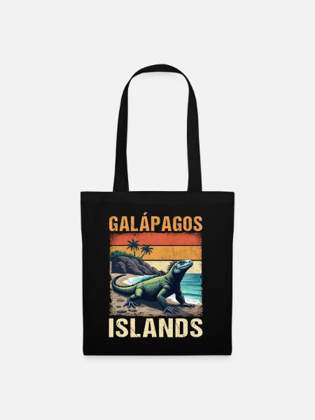 Galapagos Islands - Stoffbeutel - Schwarz