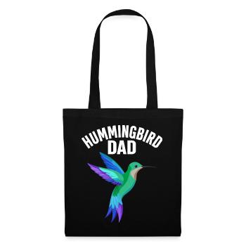 Hummingbird Dad Nectar Bird Watching Funny Birds - Tote Bag - black - Front