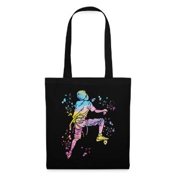 Boulderer Colorsplash Boulder Bouldering - Tote Bag - black - Front