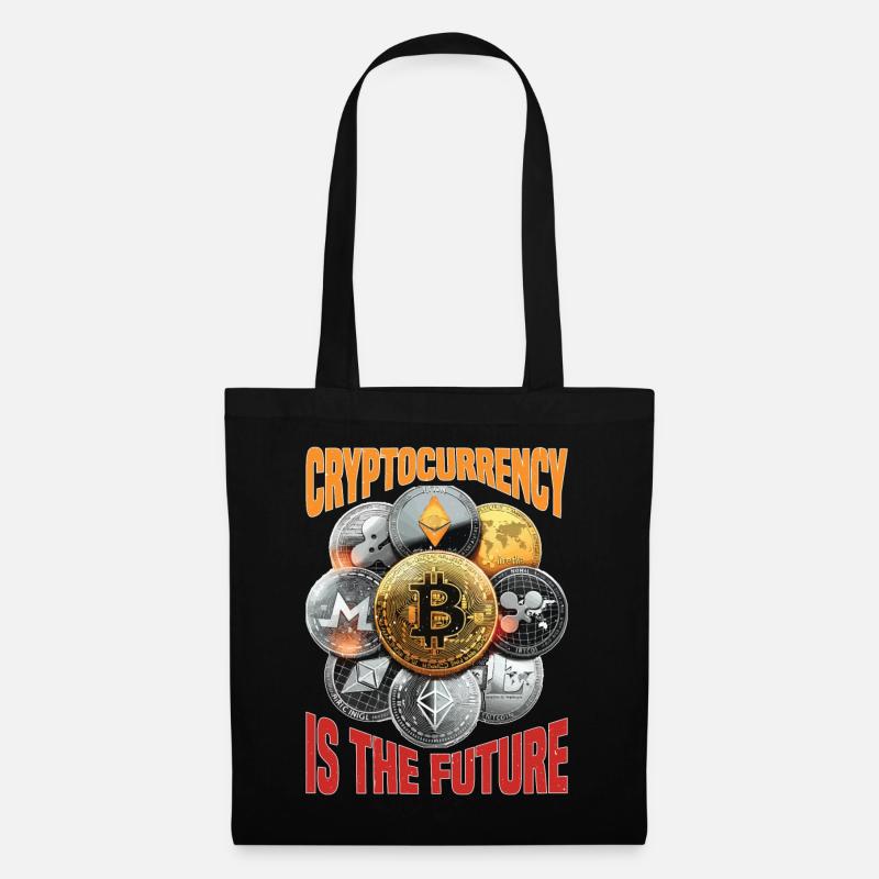Cryptocurrency Is The Future - Stoffbeutel - Schwarz