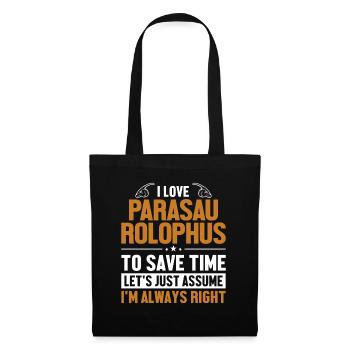 Parasaurolophus Supposons que j’aie raison Amant - Sac en tissu - noir - Devant