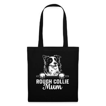 Rough Collie Mum Rough Collie Dog Lover - Tote Bag - black - Front