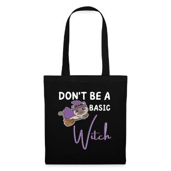 Chat Halloween Sorcière Les sorcières ne sont pas une sorcière de base - Sac en tissu - noir - Devant