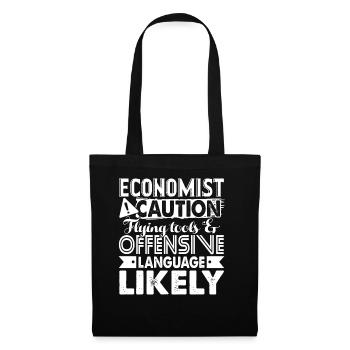 Economist Economist Caution - Tote Bag - black - Front