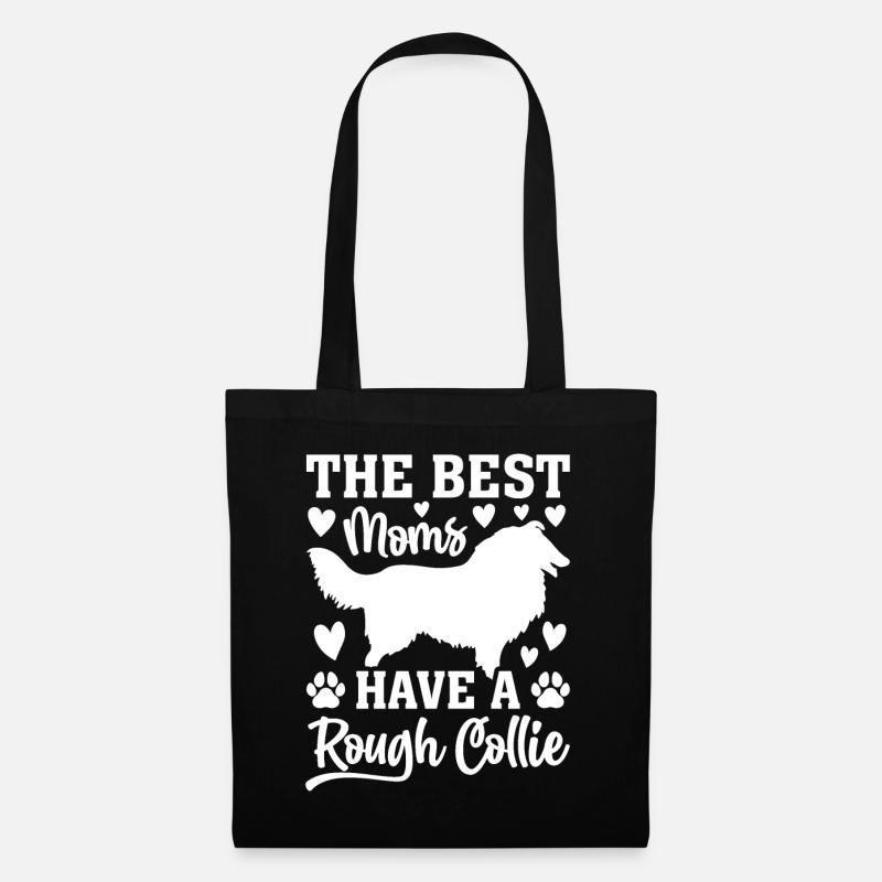 Rough Collie Mama - The best moms have a Rough Col - Stoffbeutel - Schwarz
