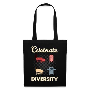 Celebrate Diversity BBQ Vielfalt Feiern - Tote Bag - black - Front