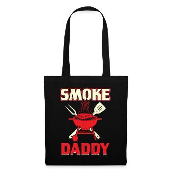 Smoke Daddy BBQ Meister am Grill - Stoffbeutel - Schwarz - Vorne
