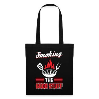Smoke the Good Stuff BBQ Grilling - Tote Bag - black - Front