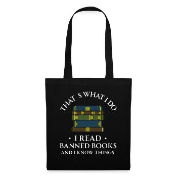 Book Books Library Reading Literature Read Books - Tote Bag - black - Front