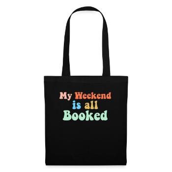 Book Books Library Reading Literature Read Books - Tote Bag - black - Front