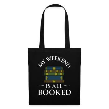 Book Books Library Reading Literature Read Books - Tote Bag - black - Front