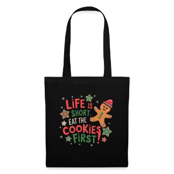Christmas Time Cookies Gingerbread Baking - Tote Bag - black - Front