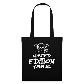 Edition Limitée 1982 Anniversaire Né 1982 - Sac en tissu - noir - Devant