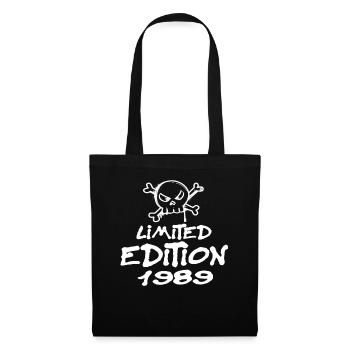 Edition Limitée 1989 Anniversaire Né 1989 - Sac en tissu - noir - Devant