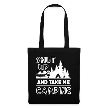 Camping Shut Up And Take Me Camping - Tote Bag - black - Front