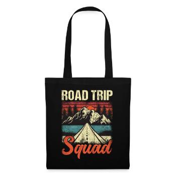 Escouade de road trip - Sac en tissu - noir - Devant