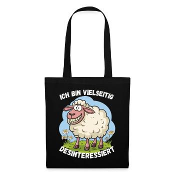 Hamburg Sheep North German Cool Colleague Fun Funny - Tote Bag - black - Front