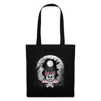 Child Halloween Bat Bats Kids - Tote Bag - black - Front