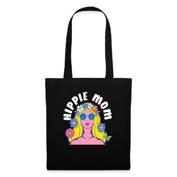 Hippie Mom Fleur Bandeau Lunettes de soleil - Sac en tissu - noir - Devant