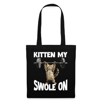 Kitten My Swole On 2 - Stoffbeutel - Schwarz - Vorne