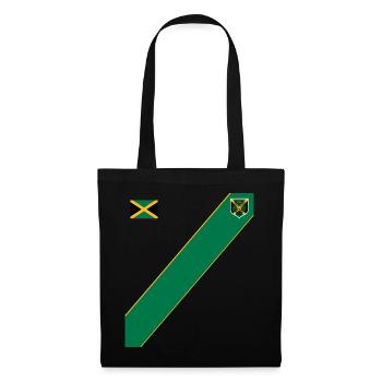 Jamaïque Jamaïque Rasta Raggea Drapeau Rastafari - Sac en tissu - noir - Devant