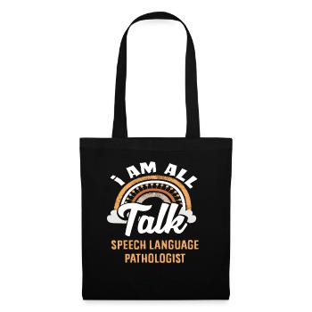 Je suis orthophoniste - Sac en tissu - noir - Devant