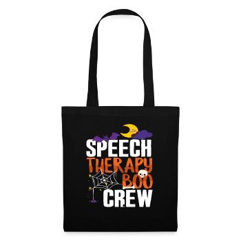 Orthophonie Boo Crew Halloween - Sac en tissu - noir - Devant