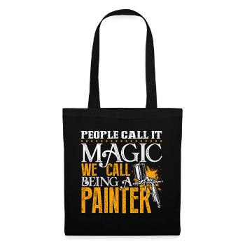 Painter Being A Painter - Tote Bag - black - Front