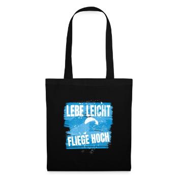 Live light, fly high - Tote Bag - black - Front