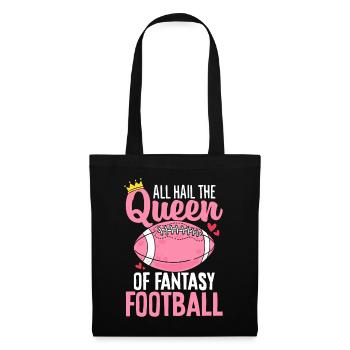 Tous saluent la reine du football fantastique drôle - Sac en tissu - noir - Devant