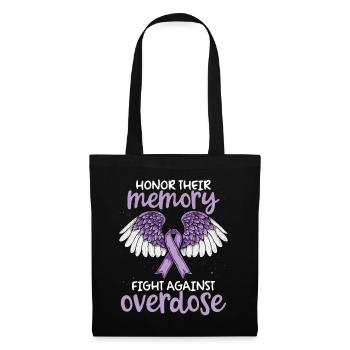 Honor their Memory Overdose Awareness Support - Tote Bag - black - Front