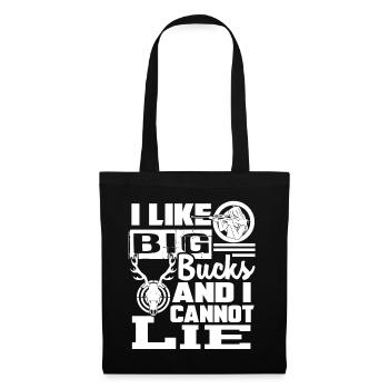 Deer Hunting Deer Hunting I Like Big Bucks - Tote Bag - black - Front
