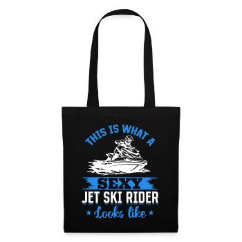 Voici à quoi ressemble un pilote de jet ski sexy - Fun - Sac en tissu - noir - Devant