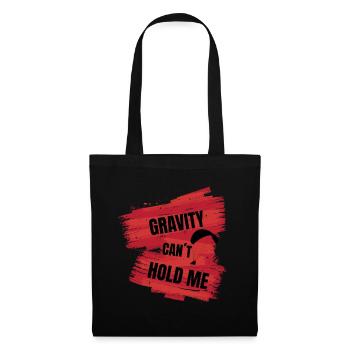 Parapente, La gravité ne me retient pas - Parapente S - Sac en tissu - noir - Devant