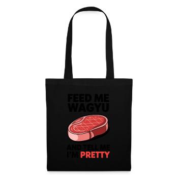 Wagyu Steak - Tote Bag - black - Front