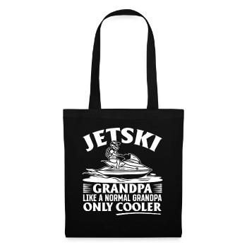 Jetski Papi comme un Papi normal juste plus cool - - Sac en tissu - noir - Devant
