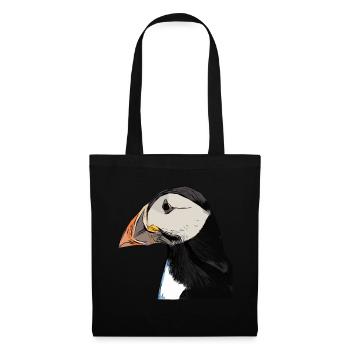 Papageientaucher - Lunde - Puffin - Tote Bag - black - Front