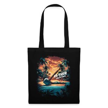 Fa-Thor Chillout Vibes – Détendez-vous comme un dieu - Sac en tissu - noir - Devant