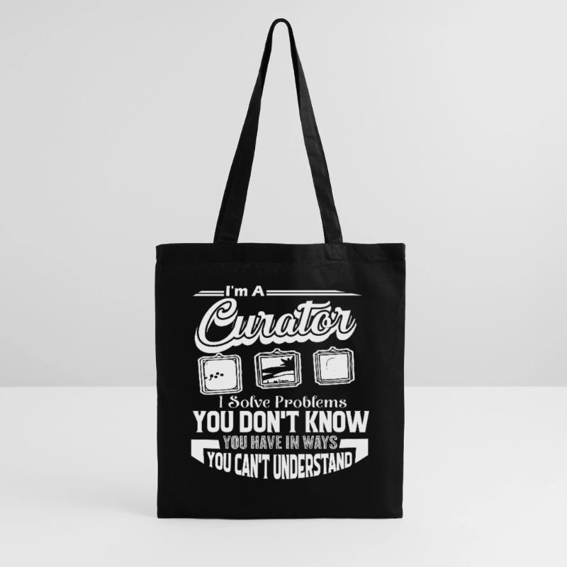 Curator Curator Solves Problems Tote Bag