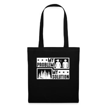 Tree Surgeon My Problem My Pictogram Dad Arborist - Tote Bag - black - Front