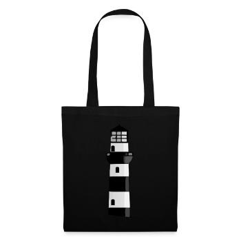 Phare de Gray - Sac en tissu - noir - Devant