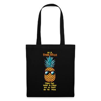 Be a pineapple - Tote Bag - black - Front