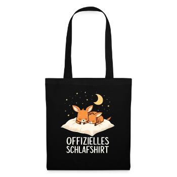 Chemise de nuit officielle Kangourous Kangourou Paire de kangourou - Sac en tissu - noir - Devant