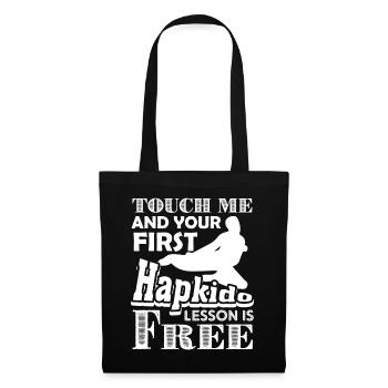 Touch Me And Hapkido Lesson Is Free - Tote Bag - black - Front