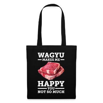 Wagyu Steak - Tote Bag - black - Front