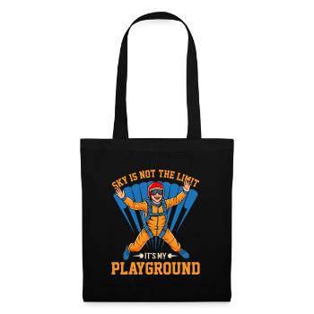 Sky is not the limit, it's my playground - Tote Bag - black - Front